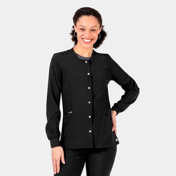 Women's Snap Jacket | 4811 - Black, LG