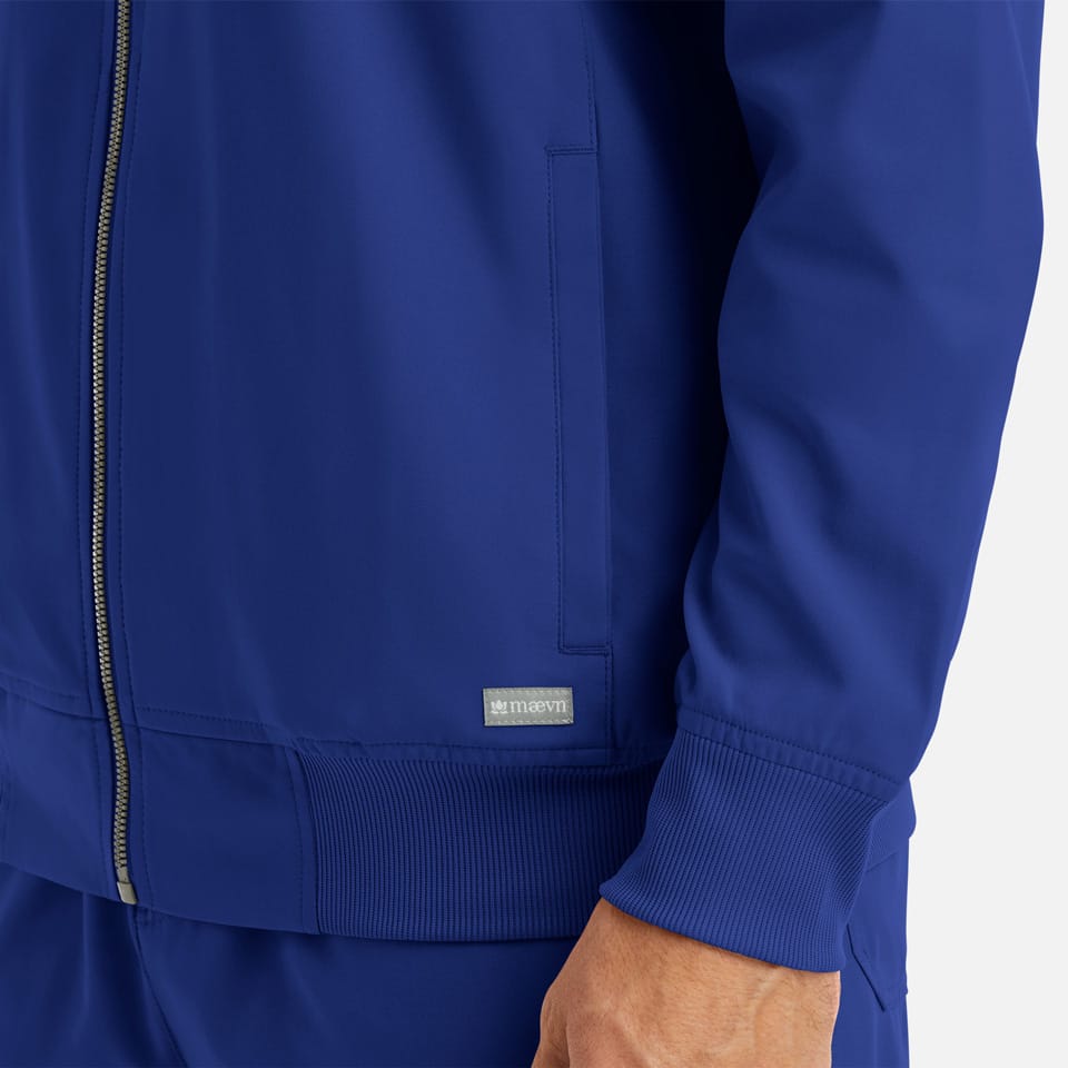 Men's Front Zip Warm-Up Jacket | 5861 - Image 4